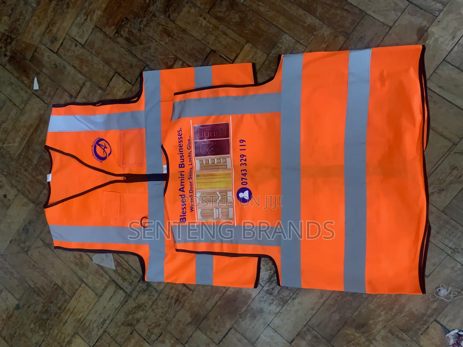 Reflector Vest With Zip And Pocketd
