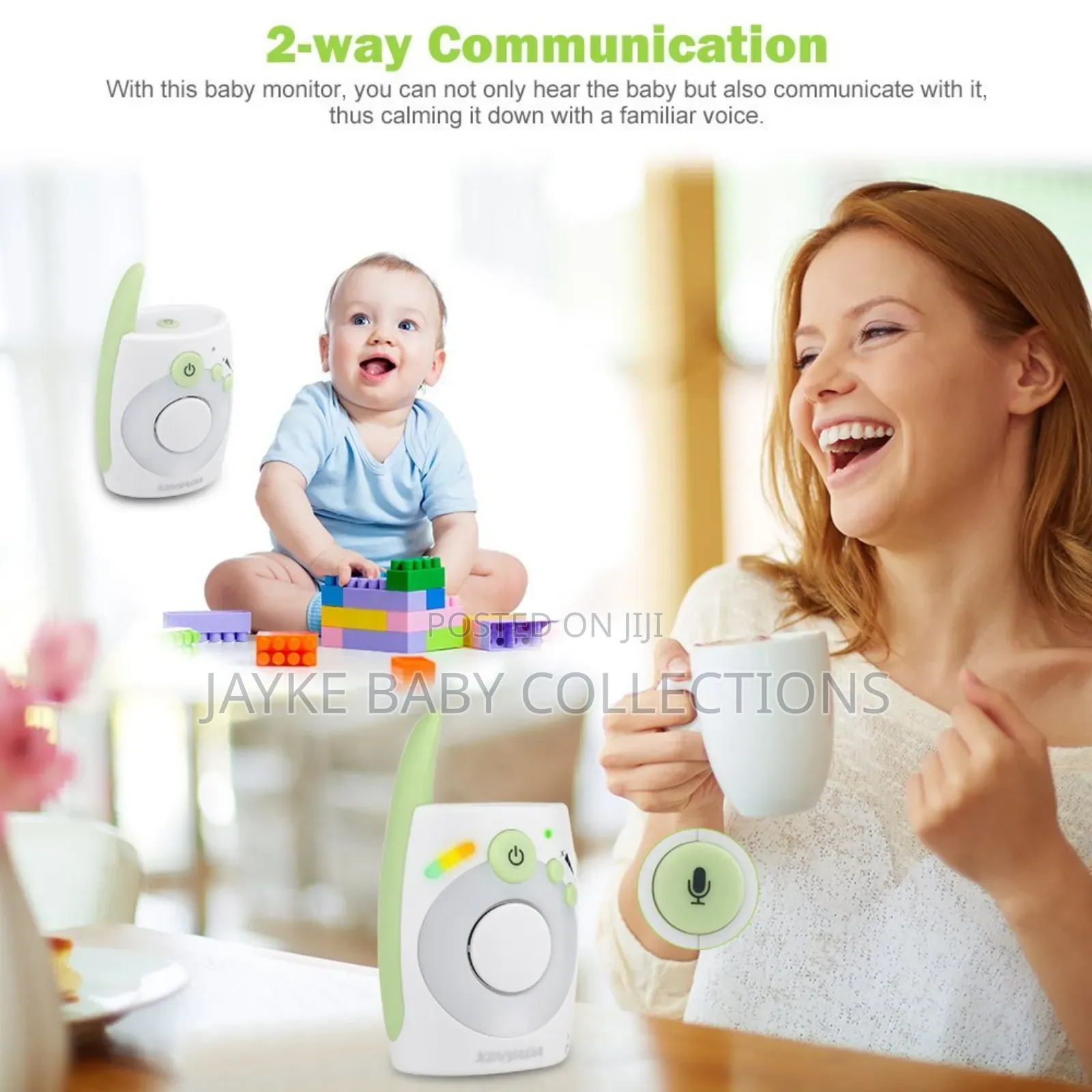 X M Wireless Baby Monitor 300m | Two-Way Audio