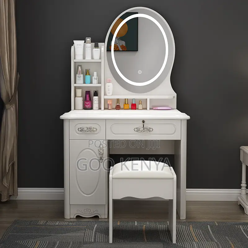 Dresser; Minimalist Wooden Dresser With Mirror