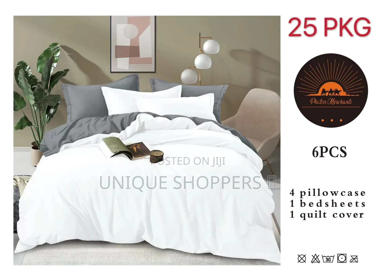 *2 Sided 100% Cotton Duvet Covers.* Pillowcases