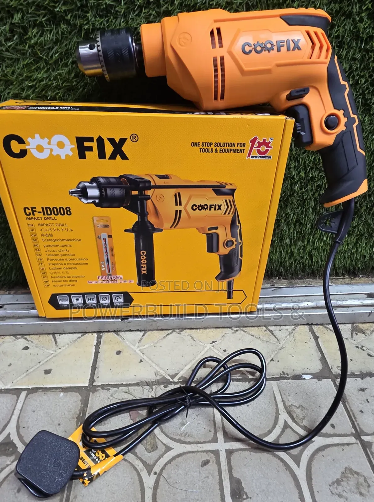 Coofix Corded Electric Impact Drill 710w With Free Bit