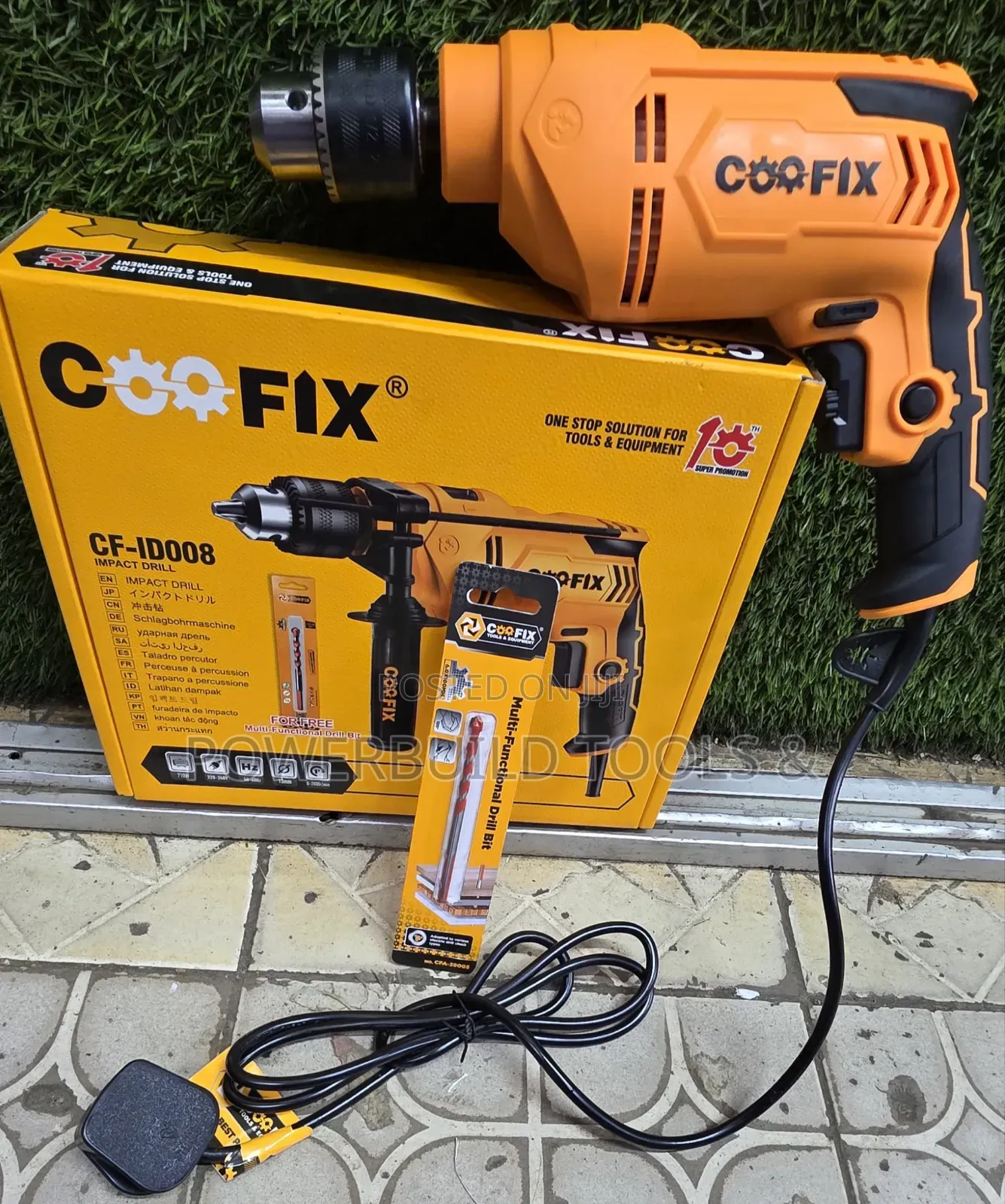 Coofix Corded Electric Impact Drill 710w With Free Bit