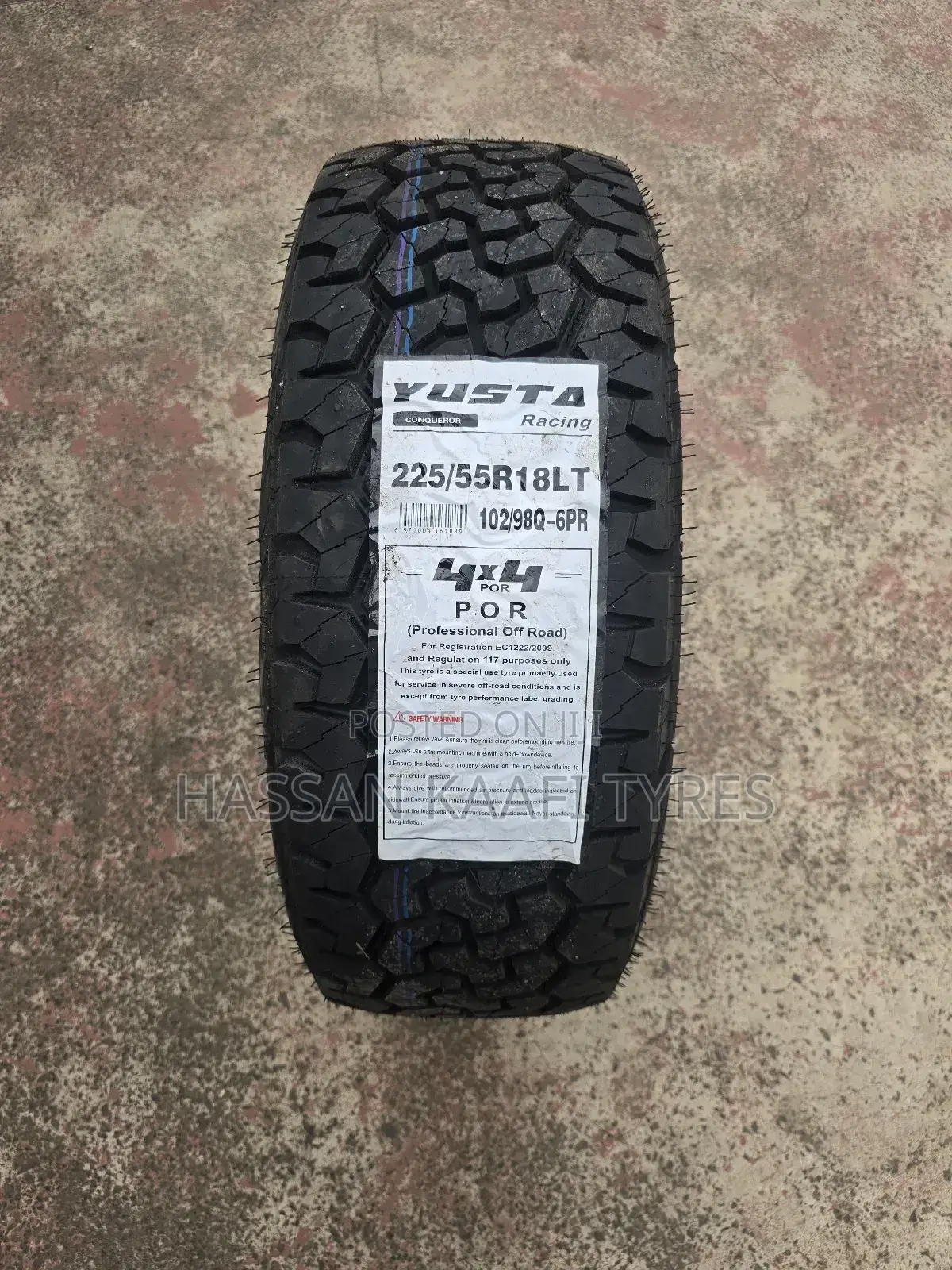 225/55r18 Yusta Alltrein Tyre