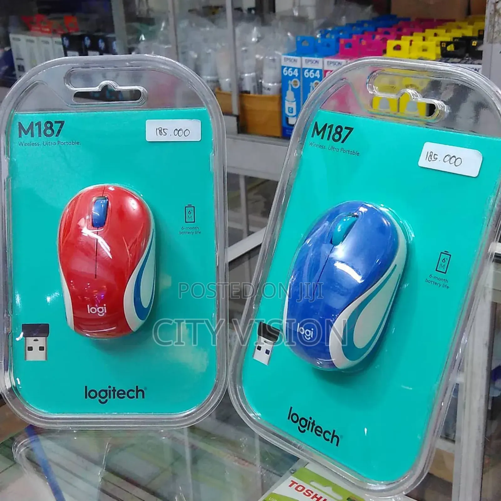 Logitech M187 Wireless Mini Mouse