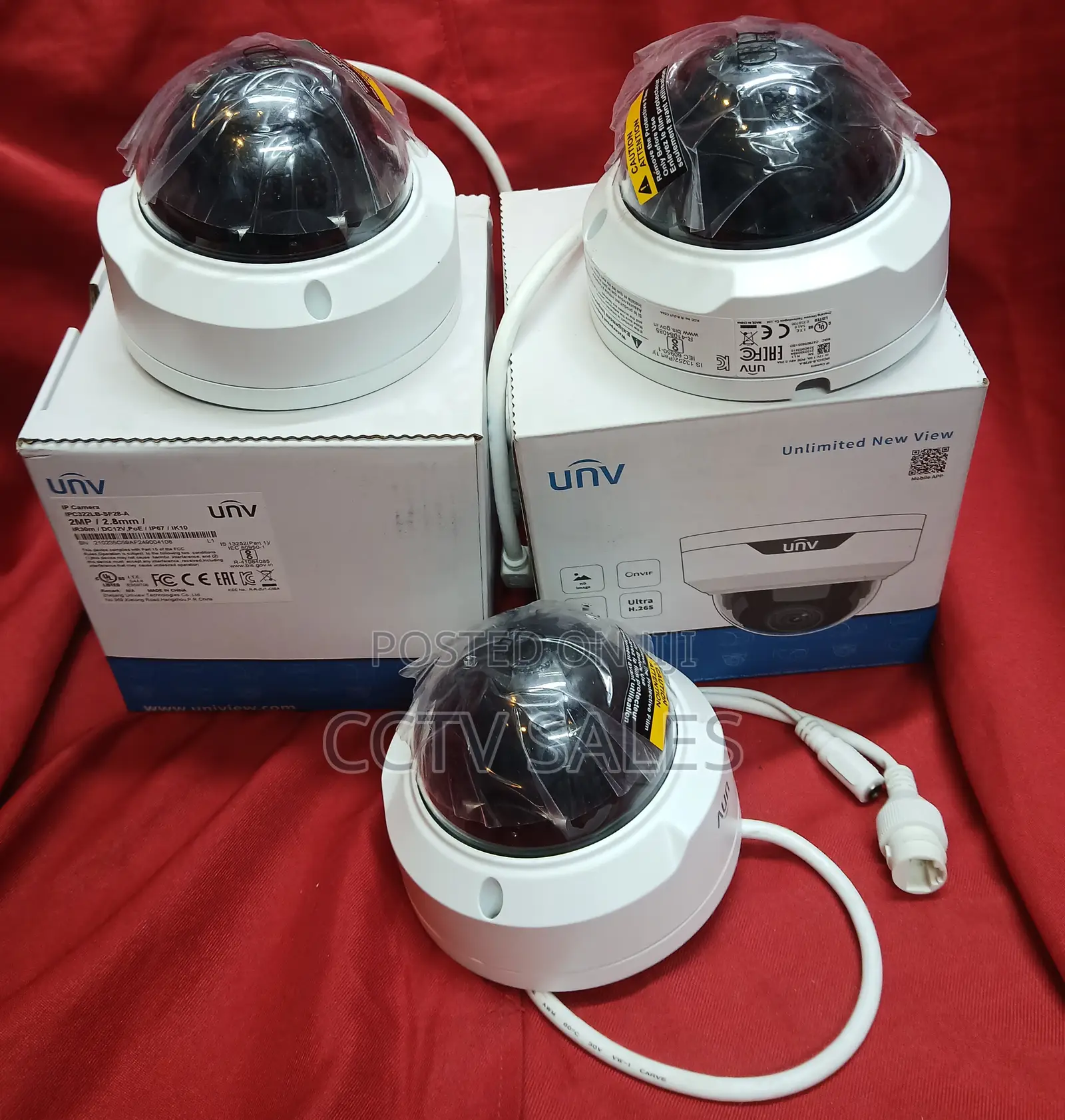 Ipcvi Digital Audio Ipc322lb-Sf28-a Uniview Black and White CCTV