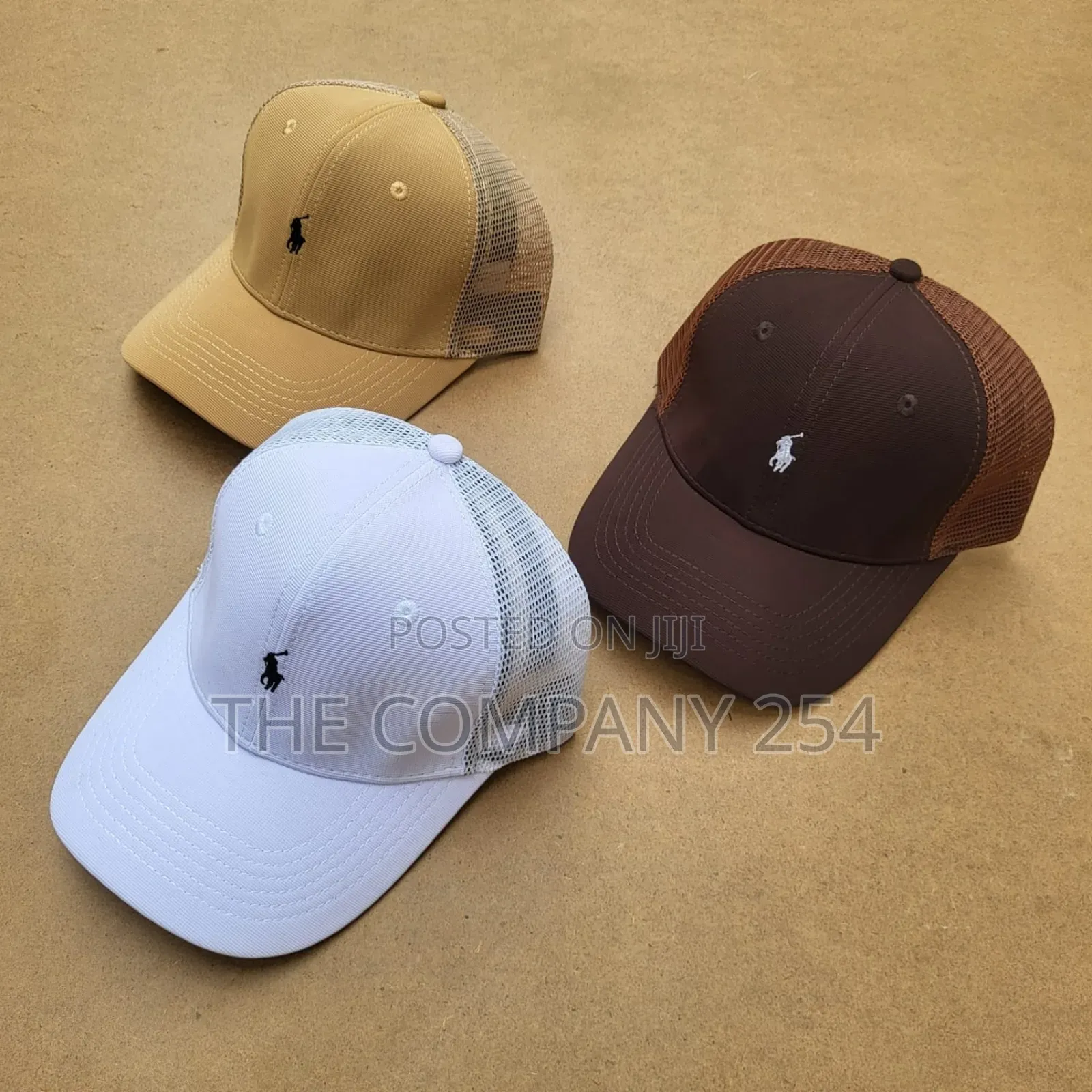 Quality Baseball Unisex Branded Polo, Mercedes Plain Caps