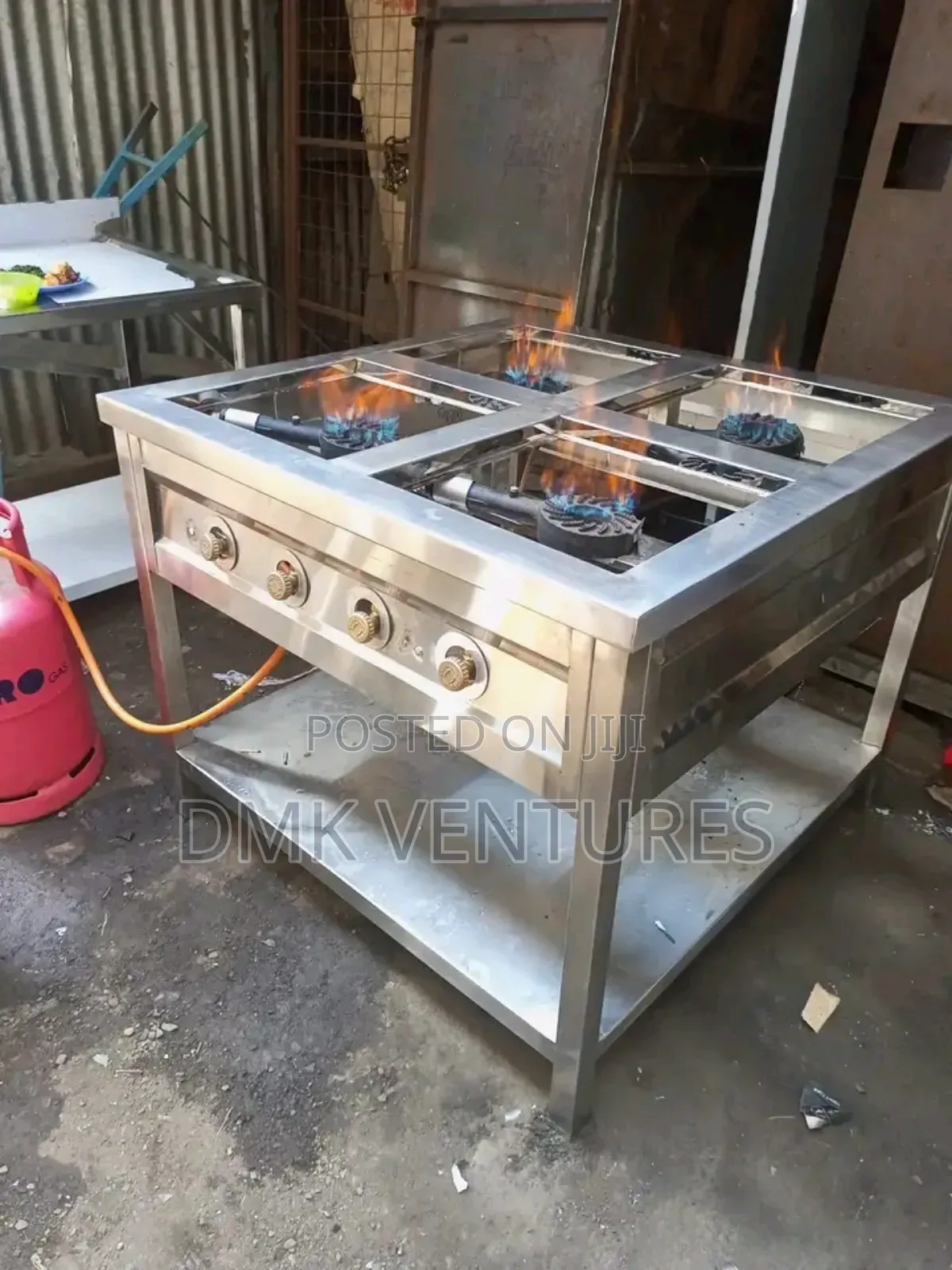 Smart Choice Four Burner Gas Cooker, Stainless