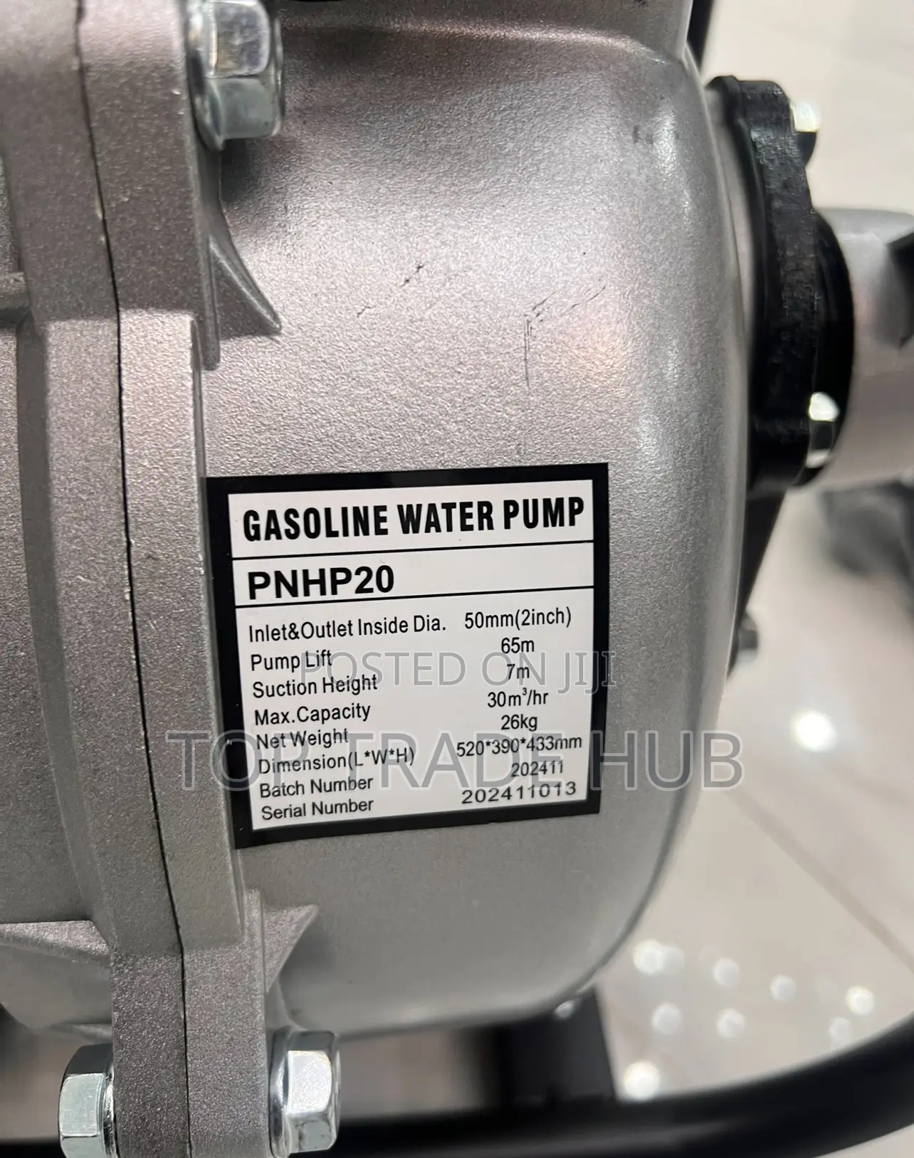 Pioneer Pnhp20 High Pressure 2 Inch Water Pump 7.5hp 65 Meter Lift