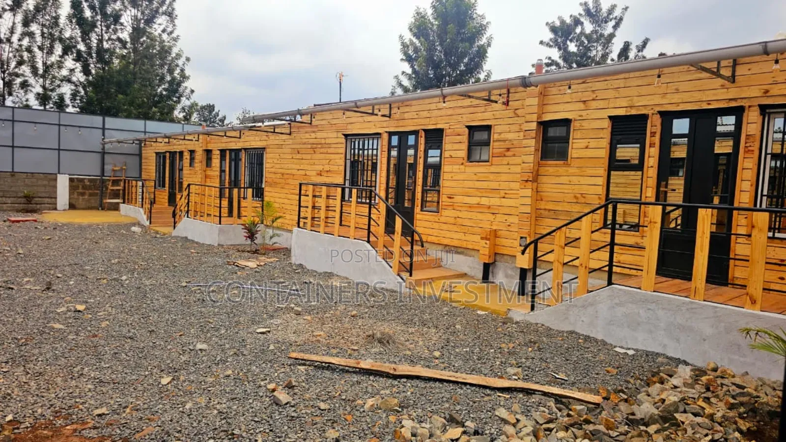 Cladded Container Studio Houses/ Bedsitter / Air BNB- 2 Units.