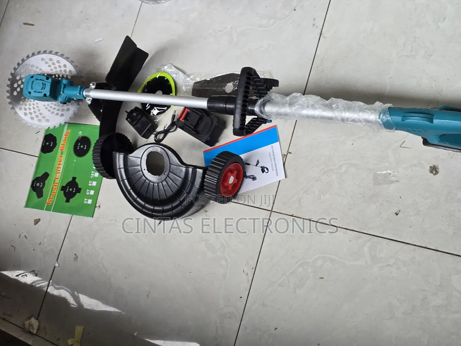 Cordless Brushcutter With Trimmer Line/9" Cutting Disc Brushcutter