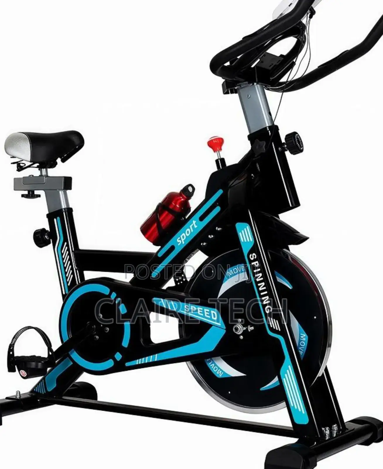 Spin Bike Available in Red and Blue