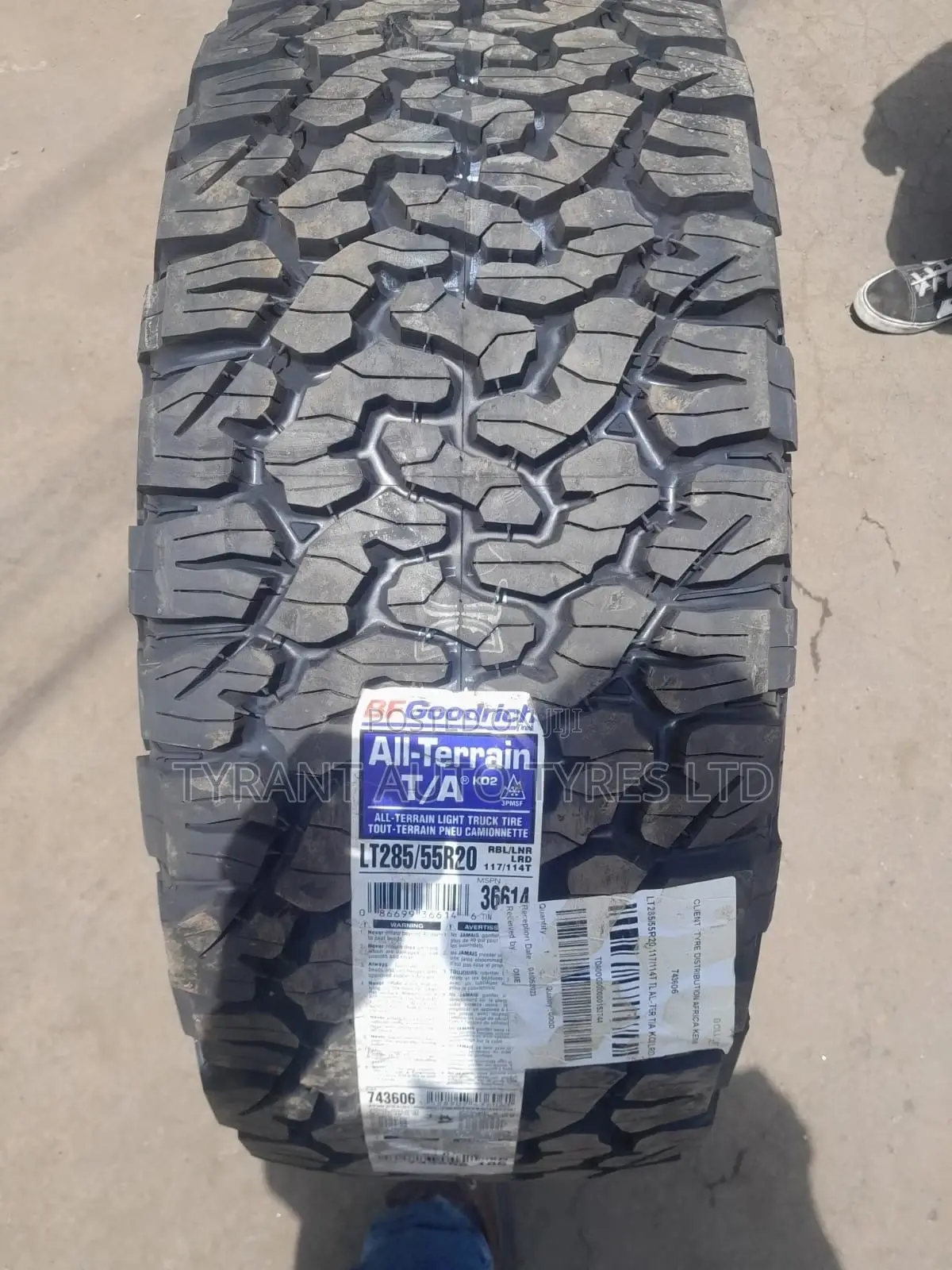 285/55r20 Bf Goodrich