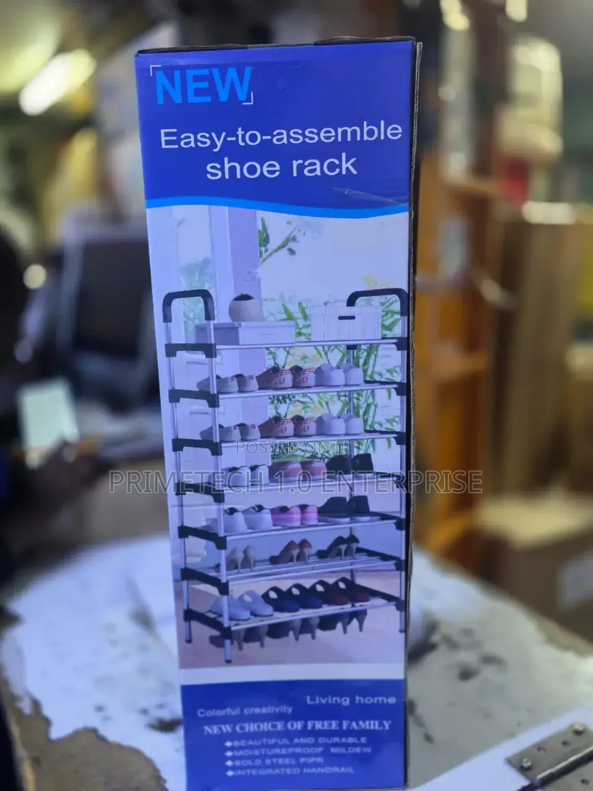 Plastic 6 Layer Shoe Rack
