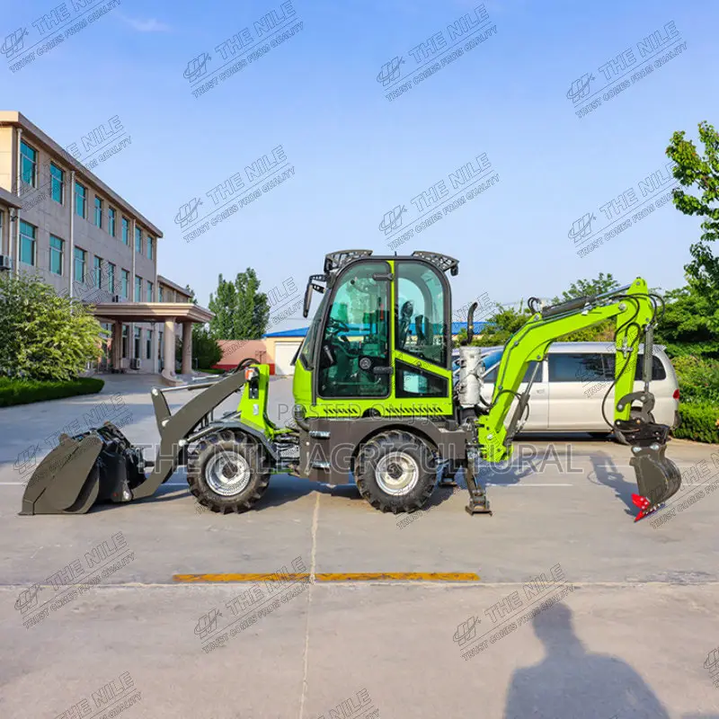Kenya Farm Equipment Backhoe Loader Diesel Engine Wheel Loaders