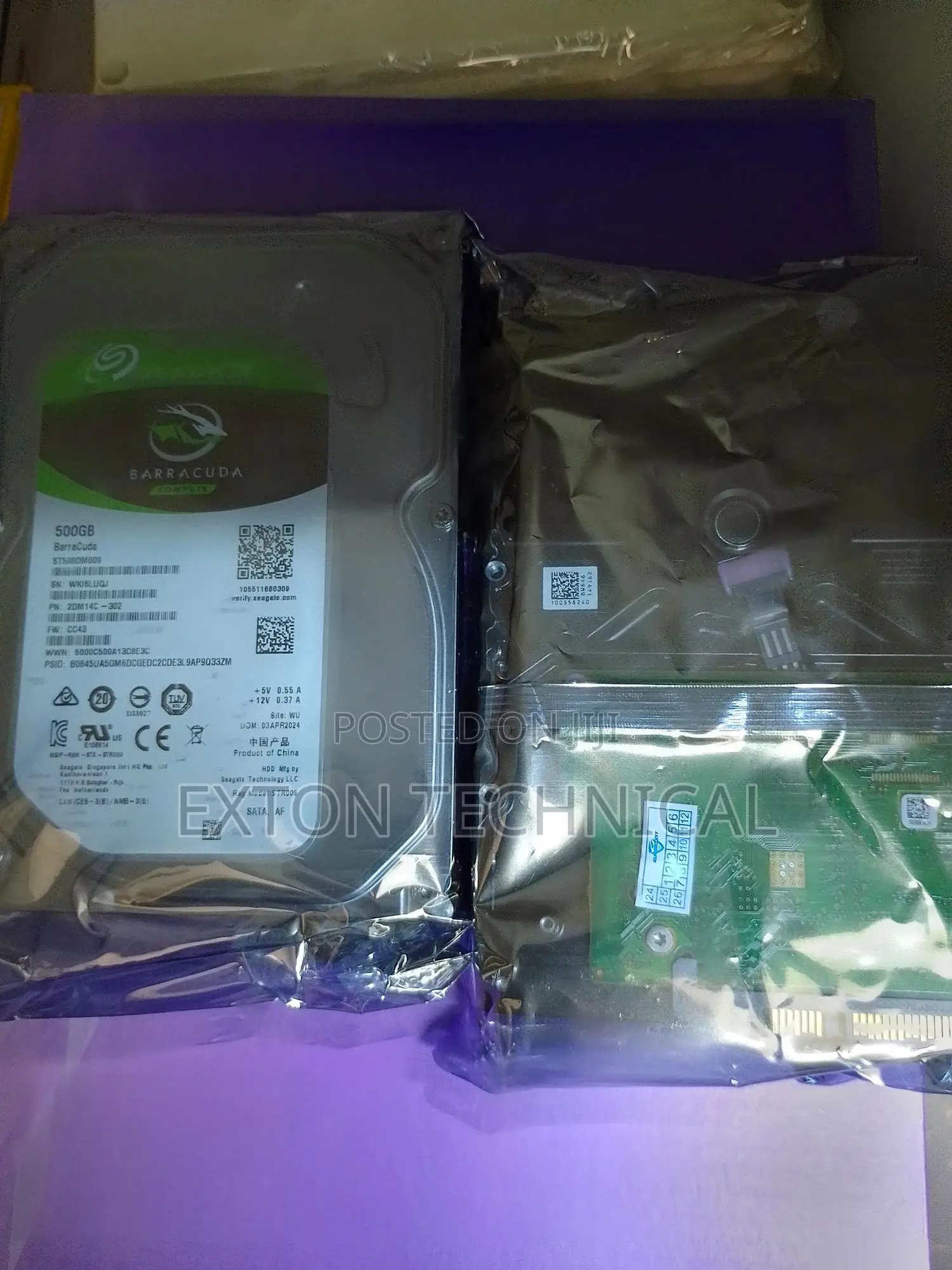 Seagate Skyhawk Hard Drive Surveillance 500 Gb