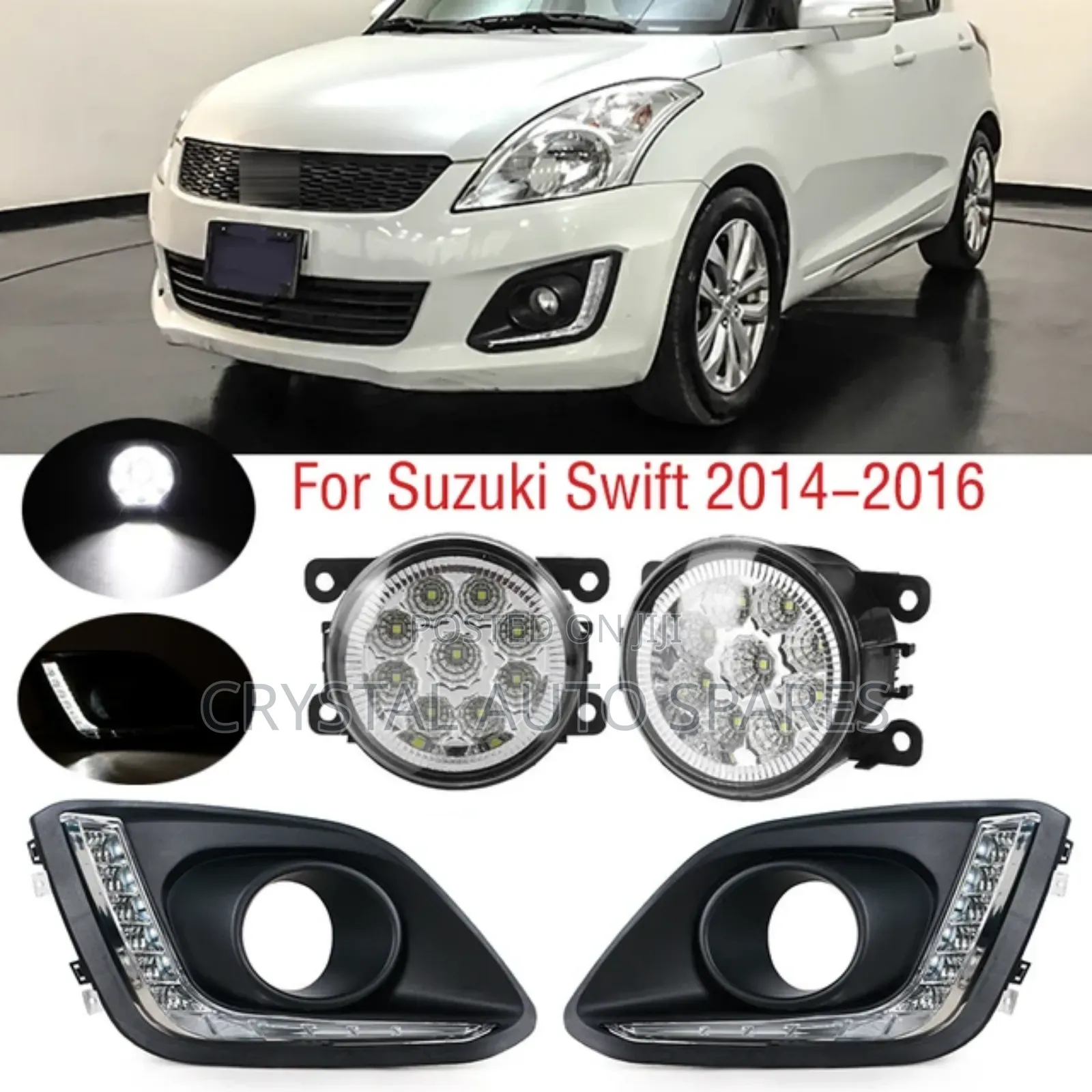 Suzuki Swift Foglight Kit With DRL (Set)