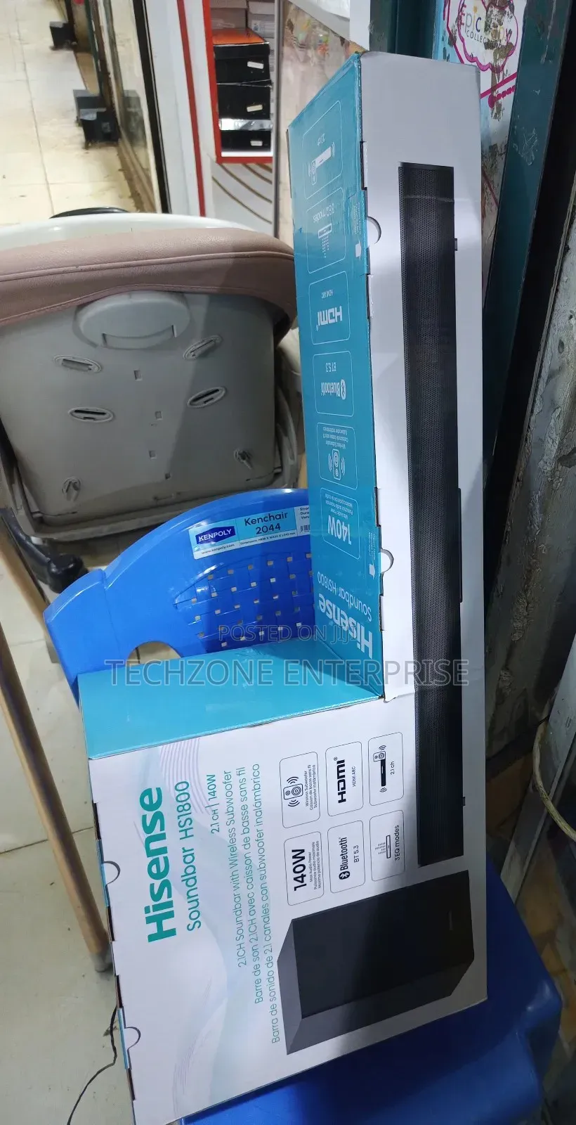 Hisense Hs1800 140w Soundbar | 2.1 Channel Soundbar With Bass Boost 