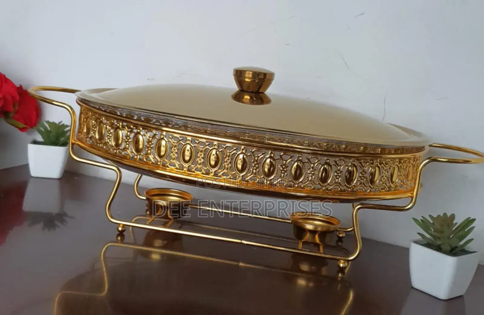 3.0l Golden Chaffing Dish