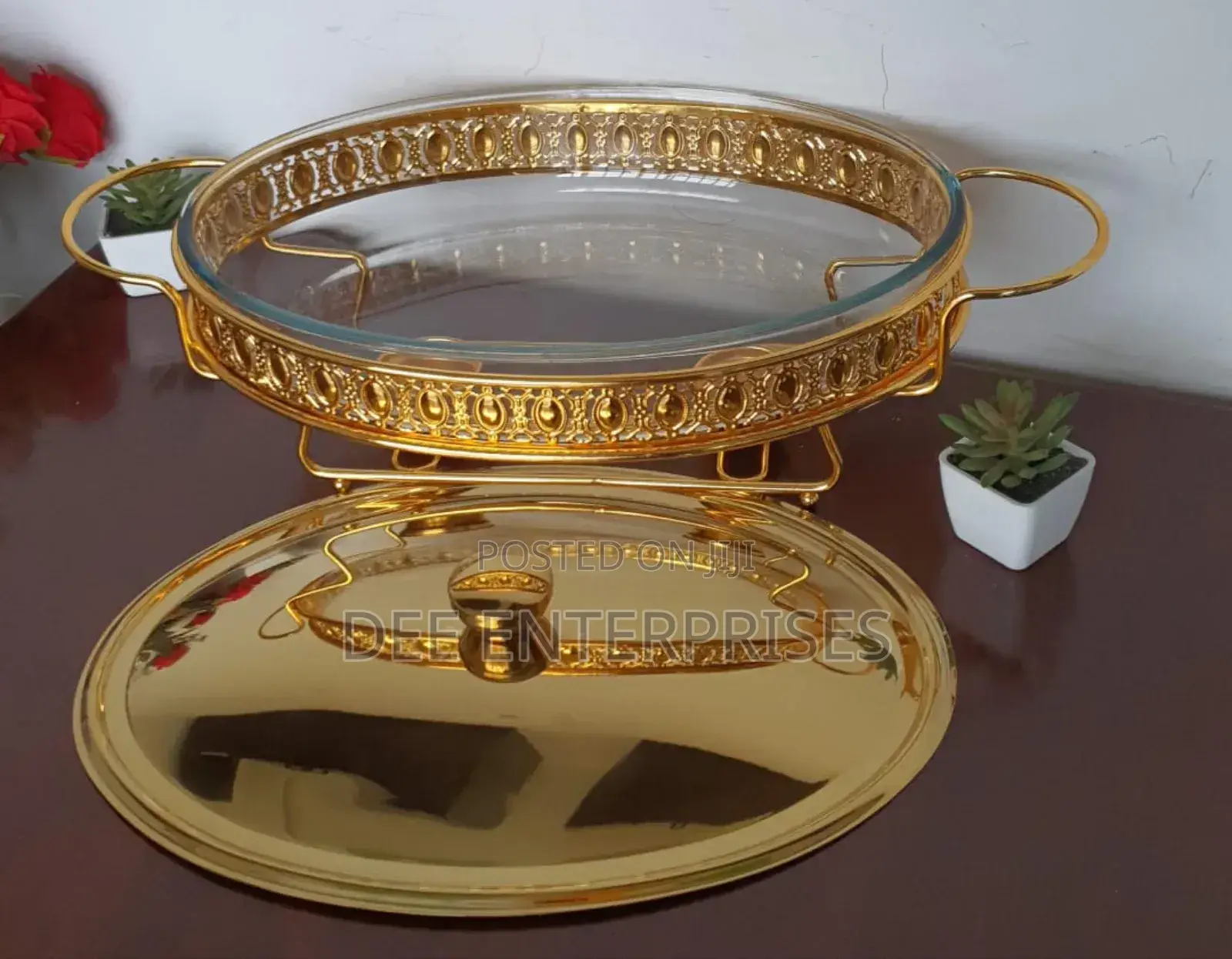 3.0l Golden Chaffing Dish