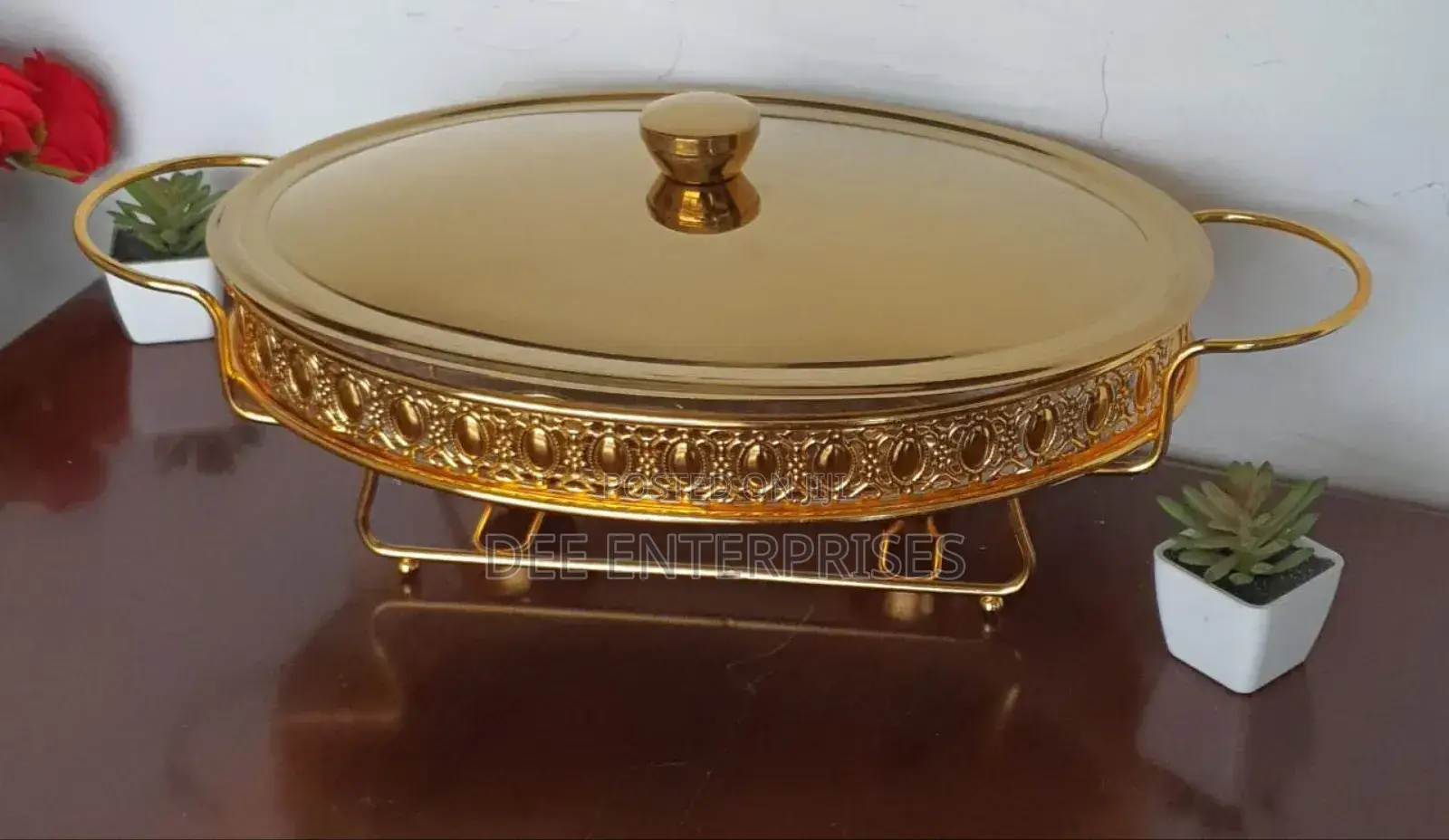 3.0l Golden Chaffing Dish