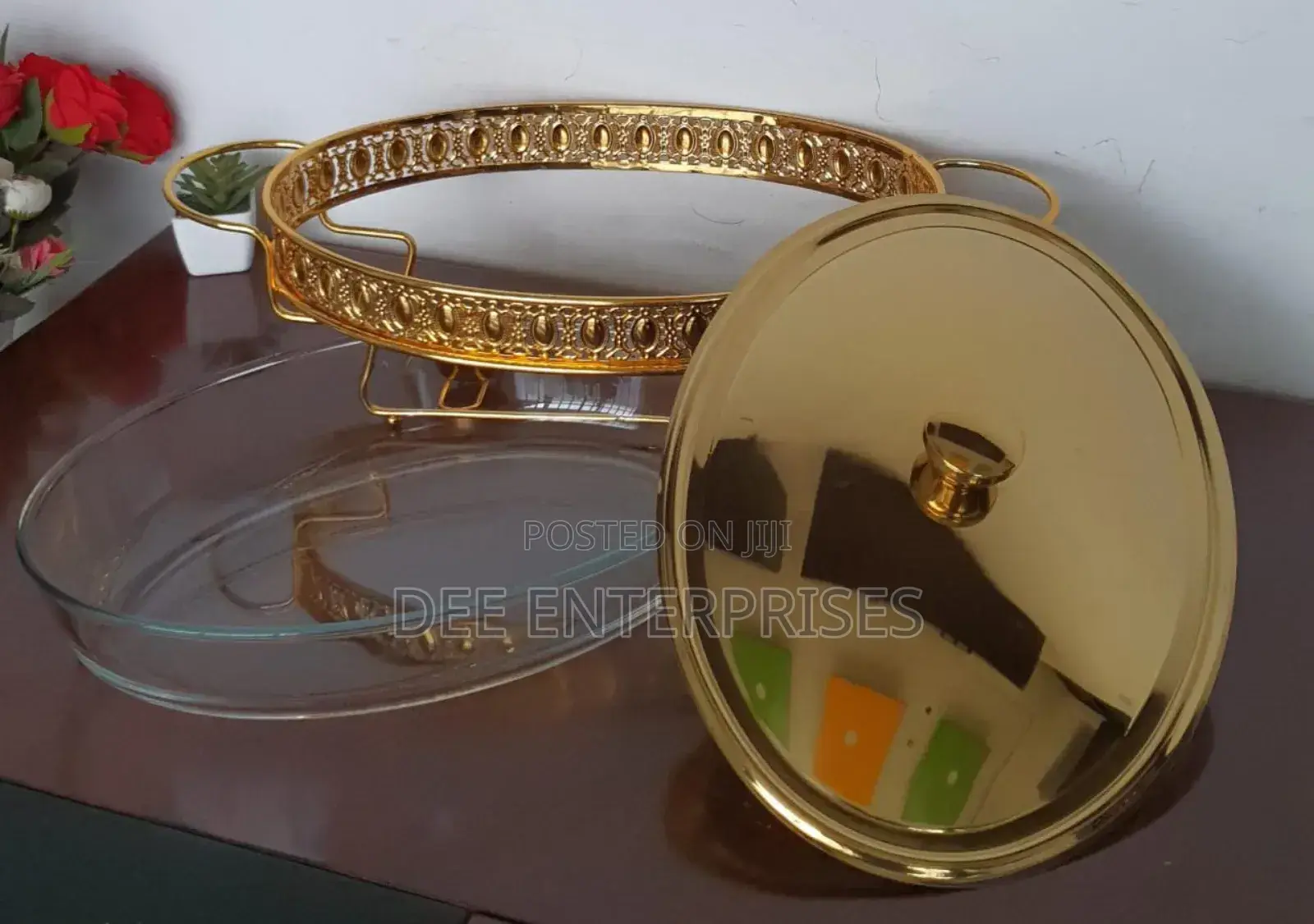 3.0l Golden Chaffing Dish
