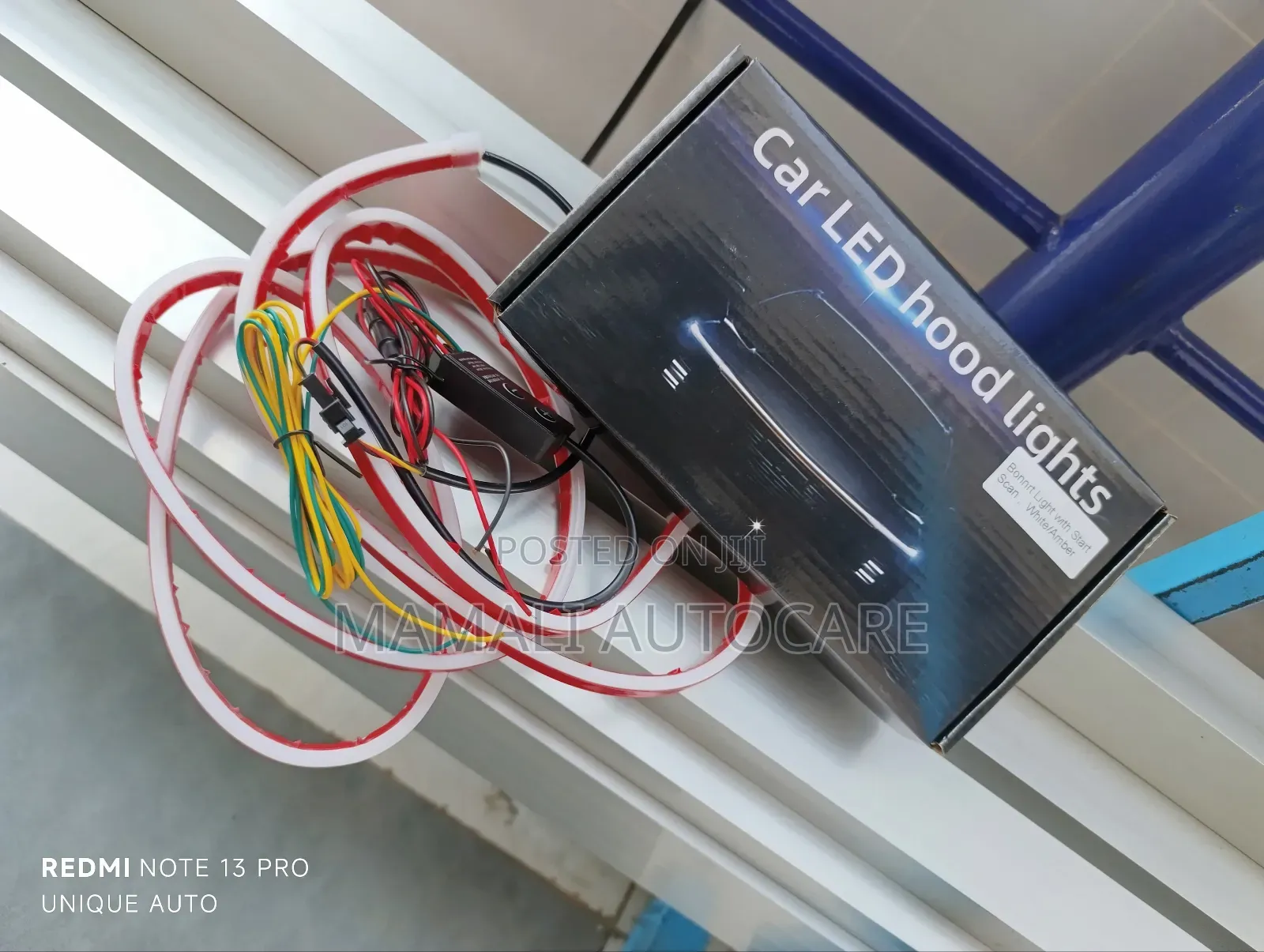 Universal 1.8m Car Bonnet Light Strip With Led Indicator