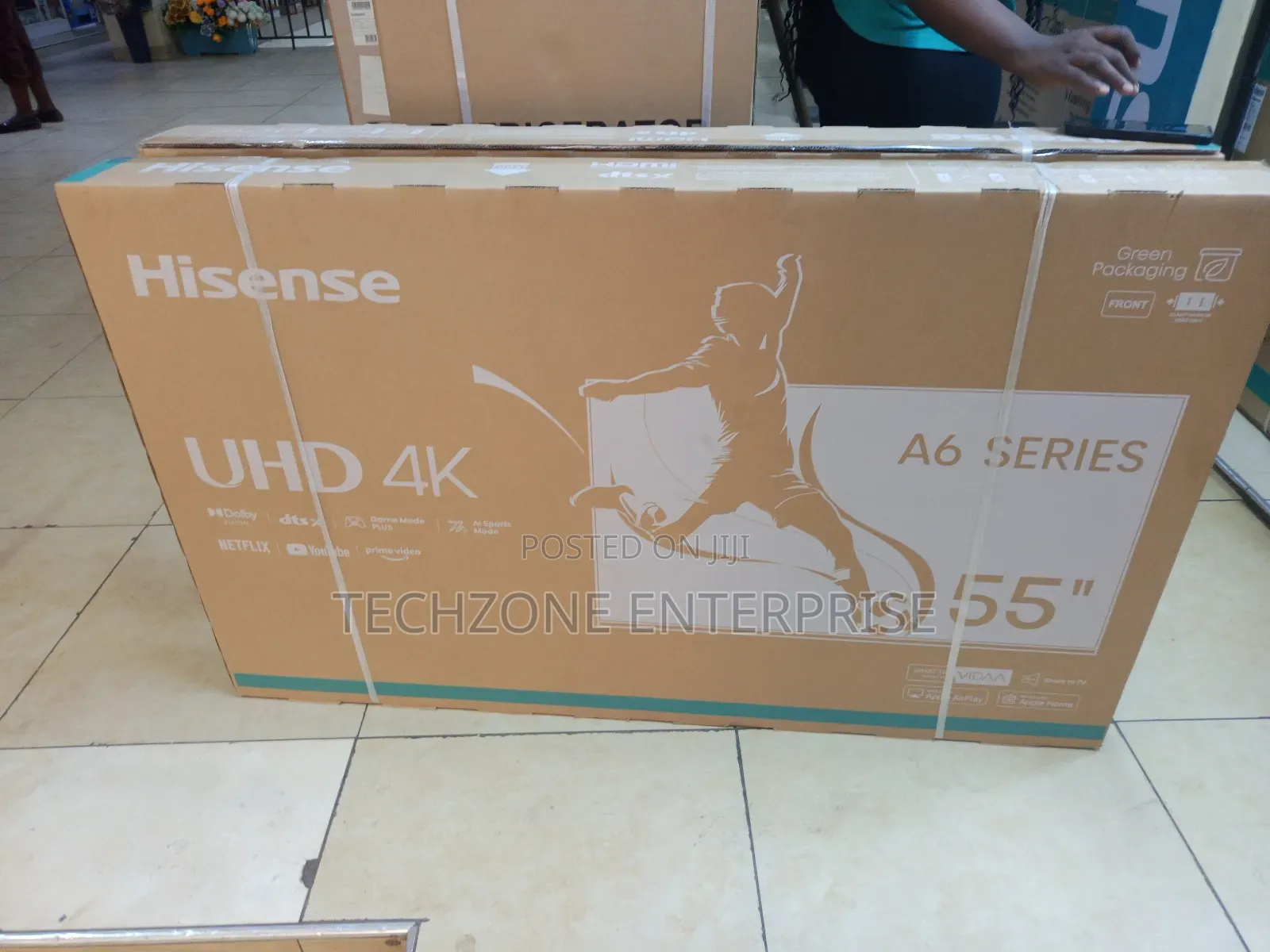 Hisense 55′′ (New 2025) Series Vidaa Smart Uhd Tv, Dolby Vision 
