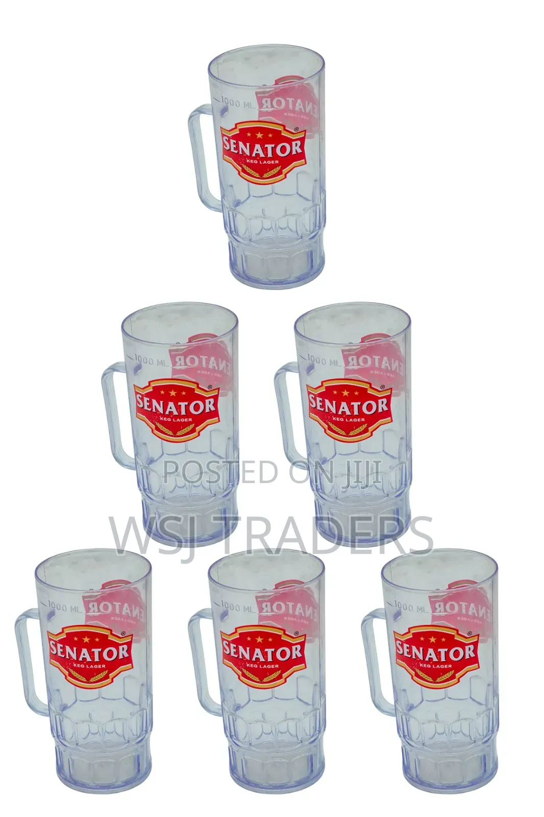 Senator Jug + Mugs + Acrylic Glass + Tot Measure Glass/ Keg Beer Pumps