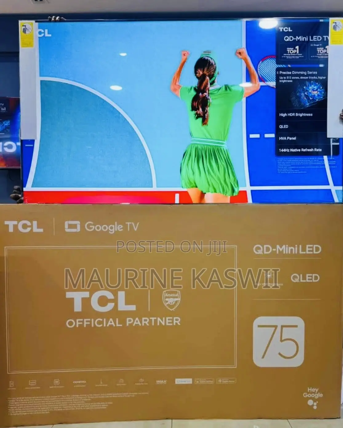 TCL 75′′ C6k Qd-Miniled Google Tv – 75c6k (2025)