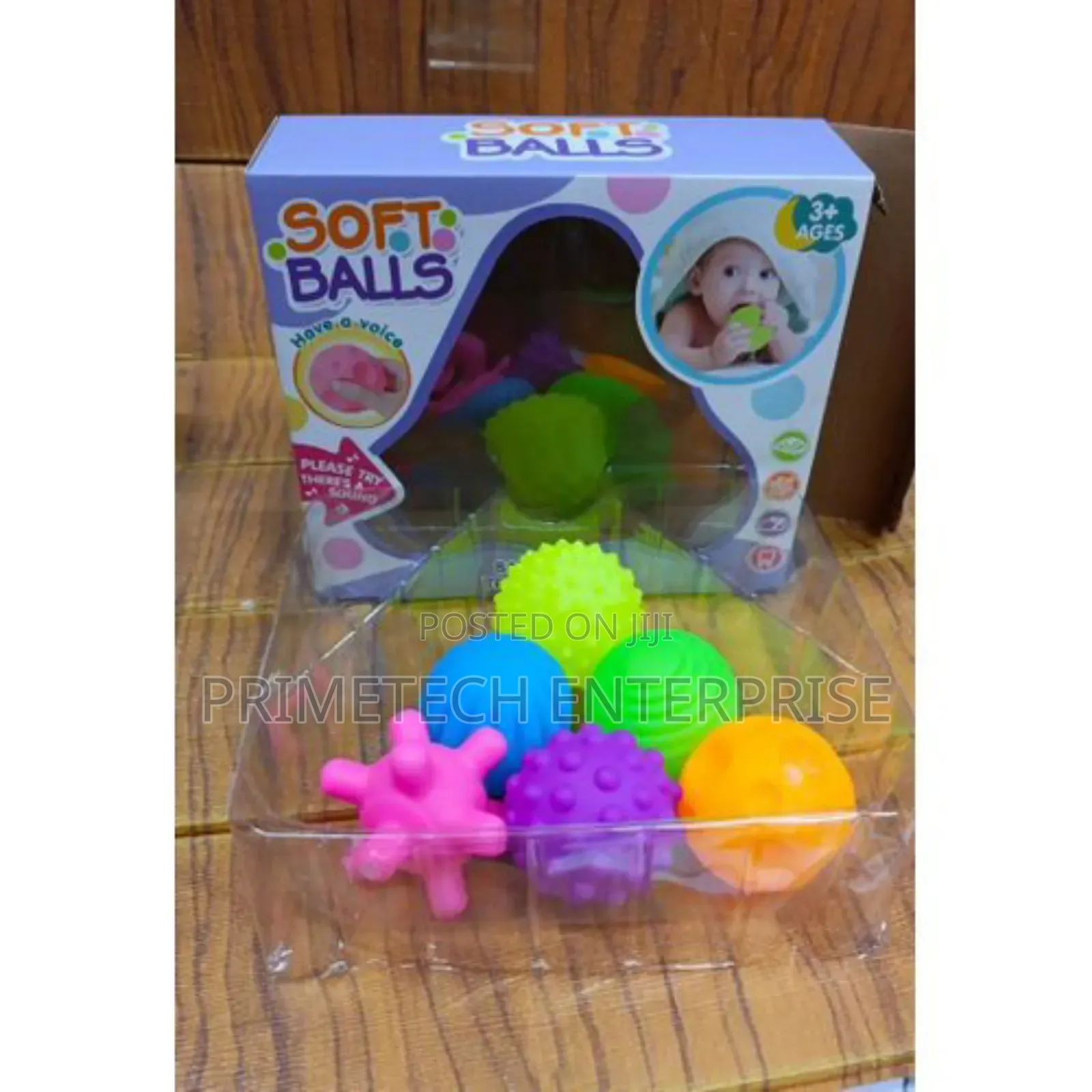6 Pcs Kids Soft Balls
