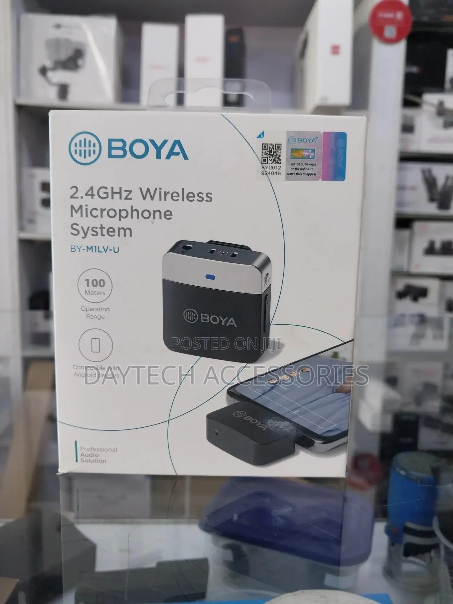 Original Boya by-M1lv-U 2.4ghz Wireless Microphone for Usb Type C.