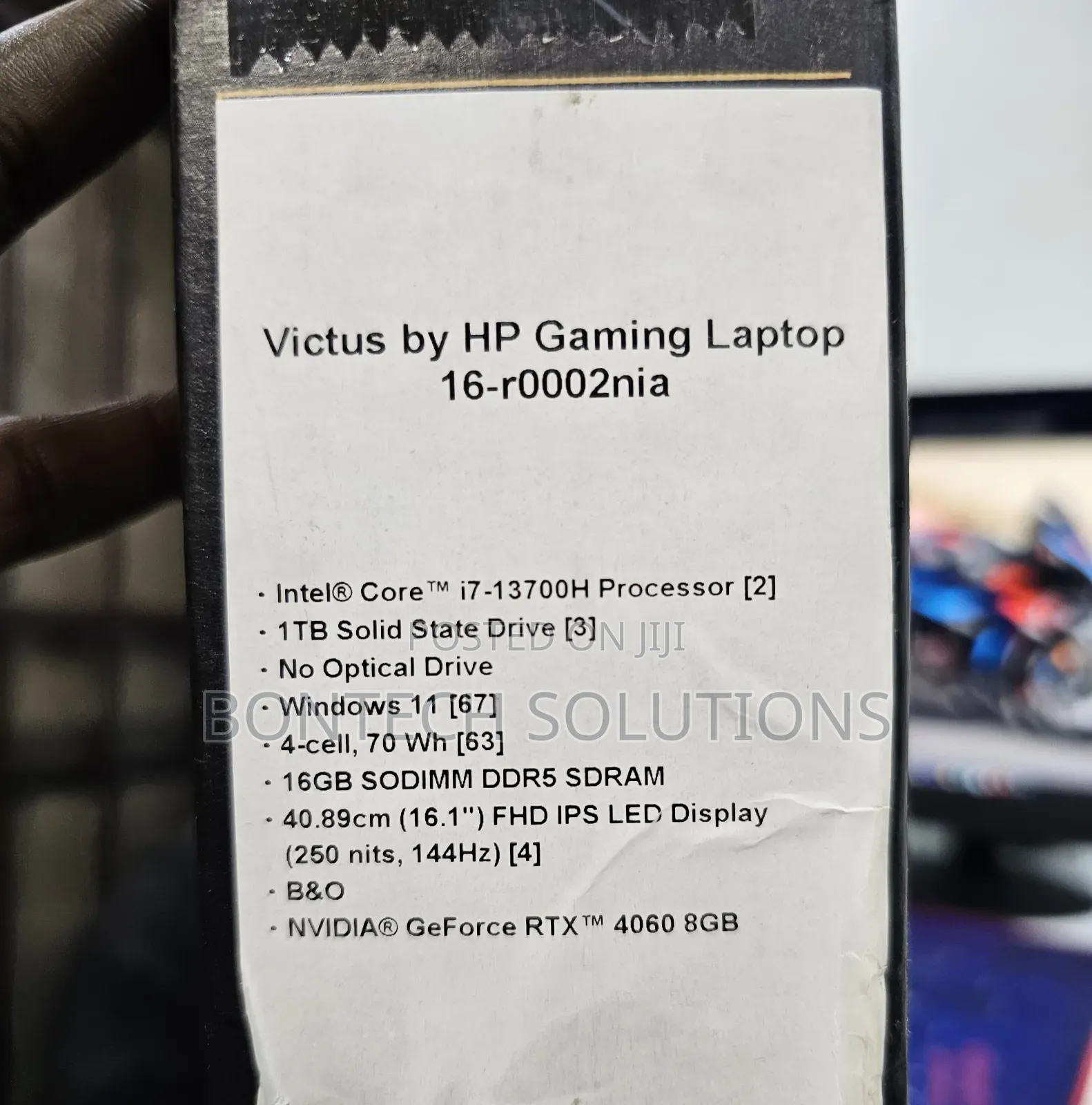 New Laptop HP Victus 16 32GB Intel Core I7 SSD 1T