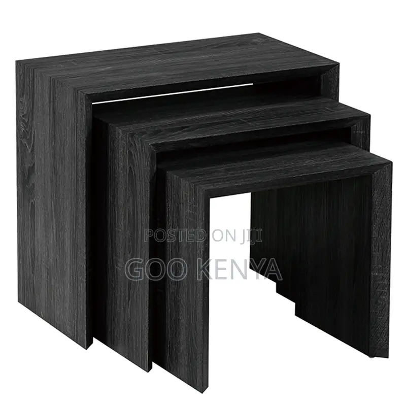 Coffee Table; Smooth Finish MDF Nesting Tables