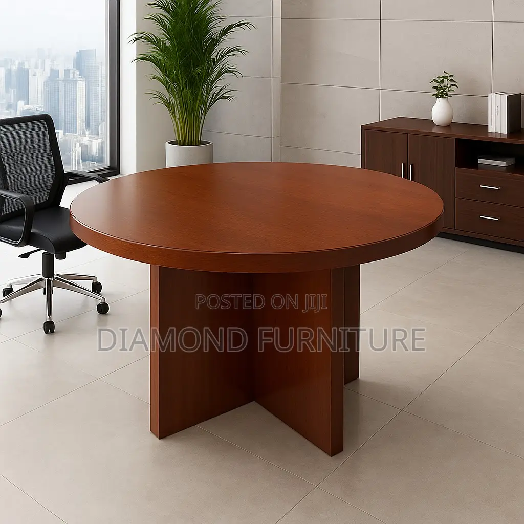 Office Furniture; Cirqlo Coffee Table – Elegant Wooden Circular Table