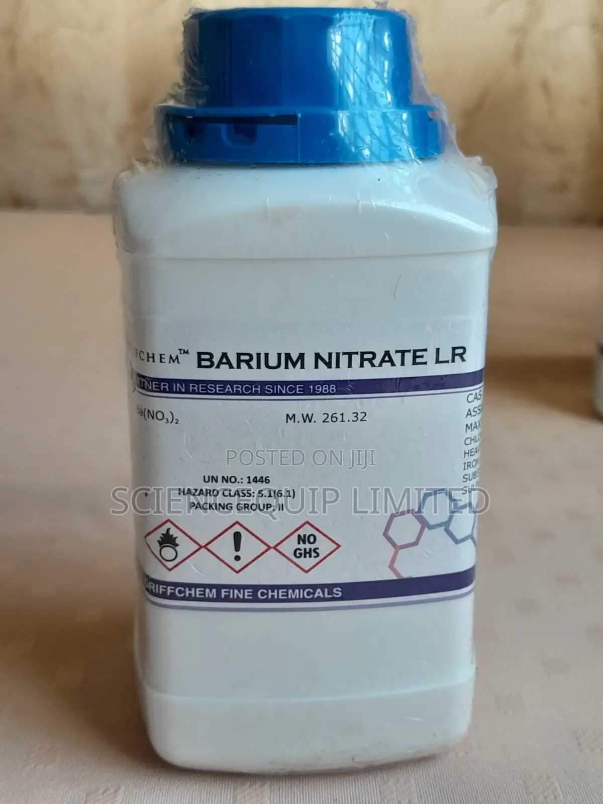 Barium Nitrate 500g Lr Griffchem