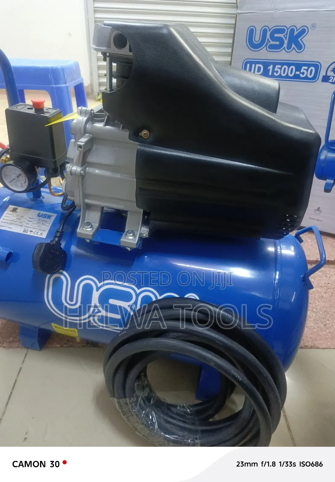Usk Air Compressor + Pipe