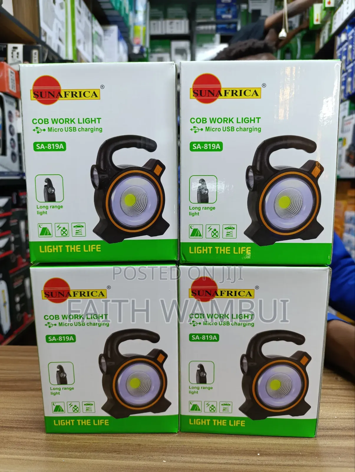 Most Selling Sun Africa Solar Work Light/Solar Work Light