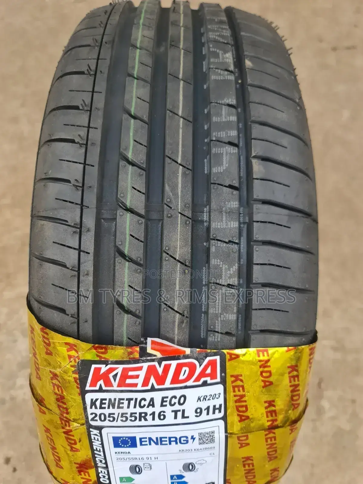 205 /55 R16 Kenda Tyres (Kenetica) Highway.