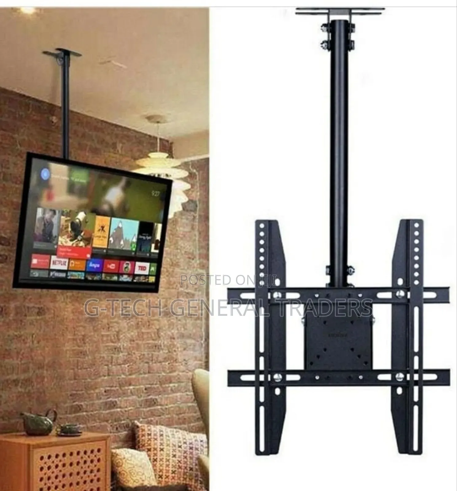 Ceiling Tv Wall Bracket Suitable For Tv Size 32"-75"