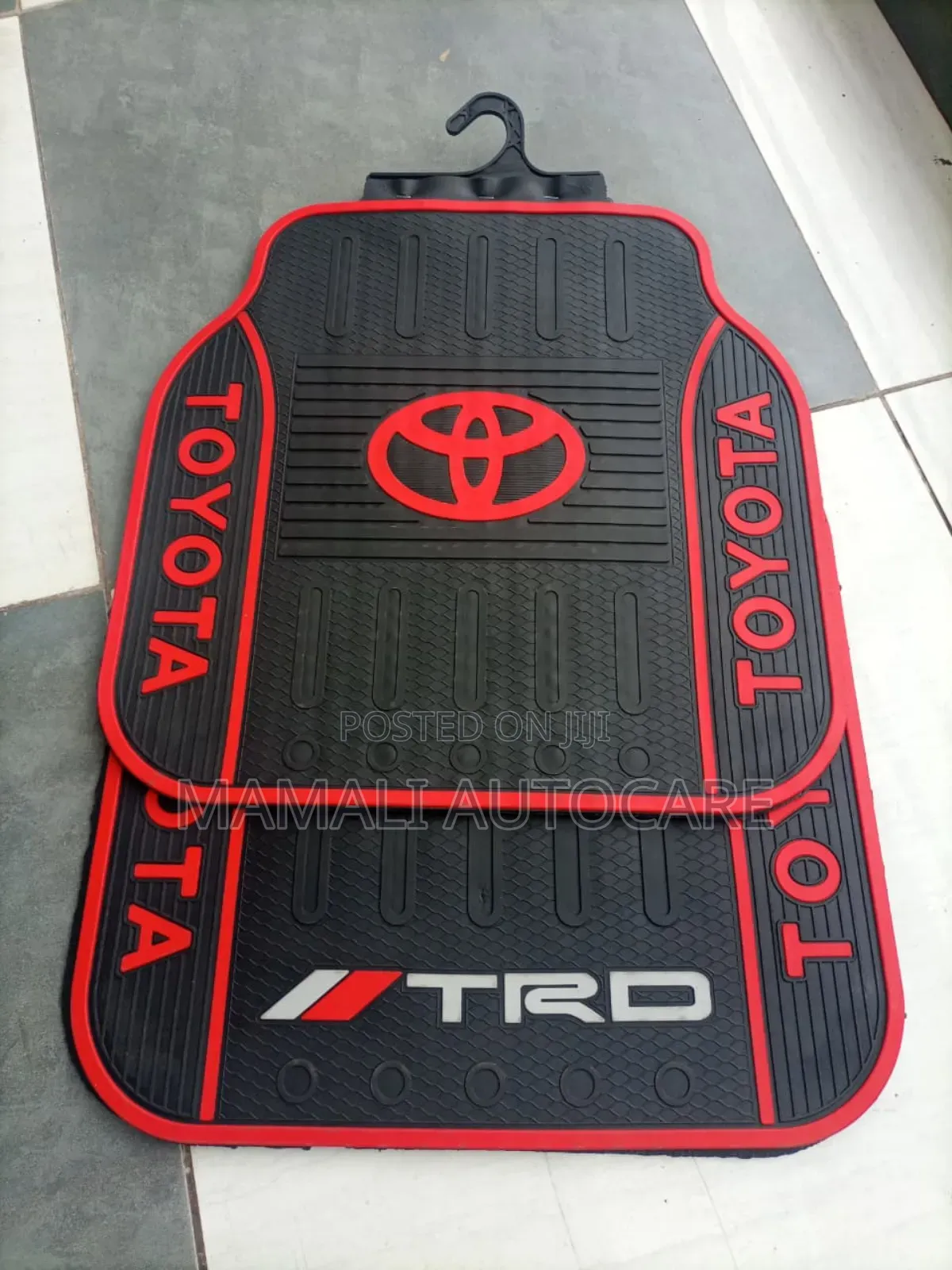 Toyota Rubber Car Floor Mat Strong Universal Protective Design