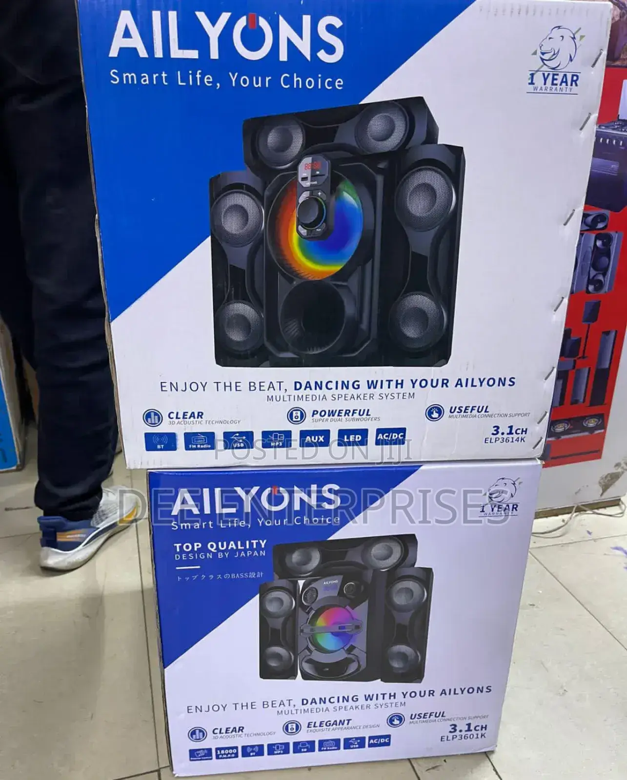 3.1ch Ailyons Speaker System (Elp3614k)