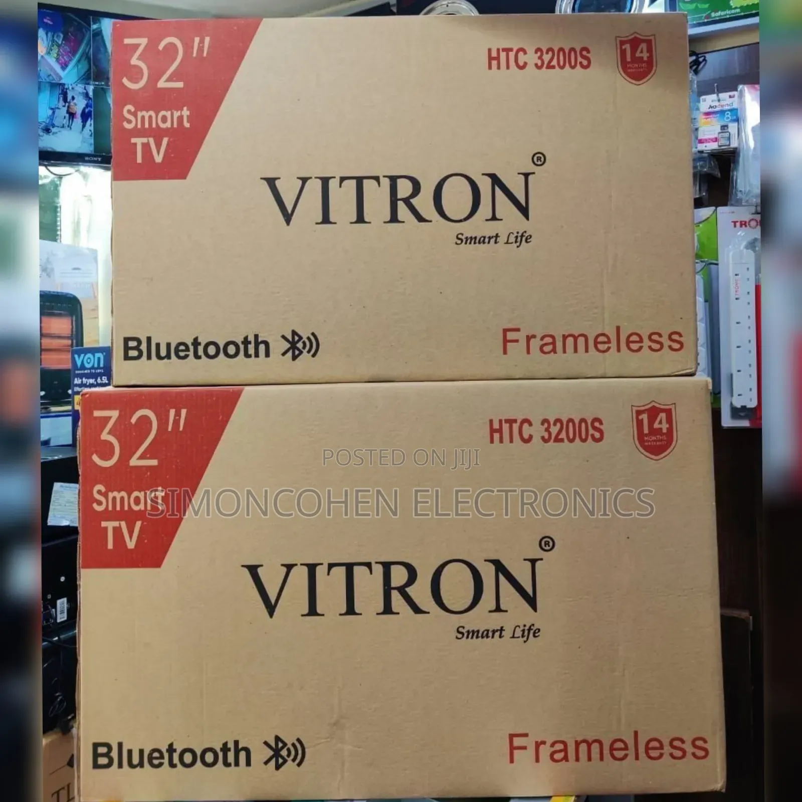 Vitron 32" Smart Android Frameless With Bluetooth