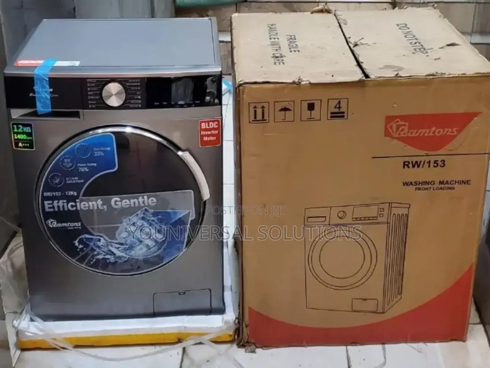 12kg Washing Machine Front Load Ramtons
