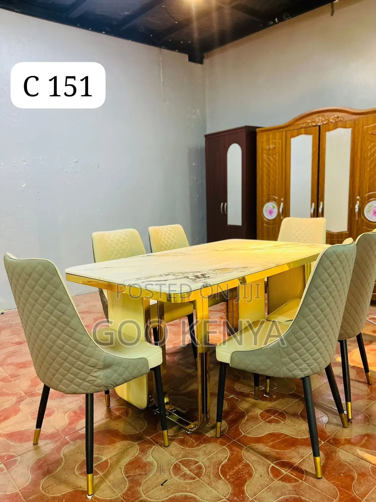 Dinning Set; Light Luxury Dining Room Furniture Set