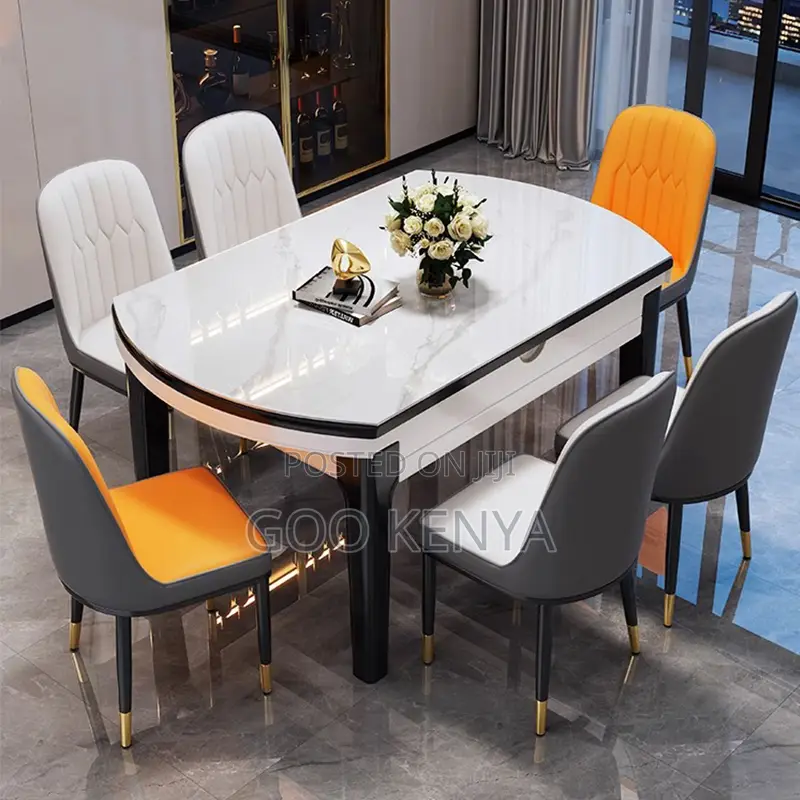 Dinning Set; Light Luxury Dining Room Furniture Set