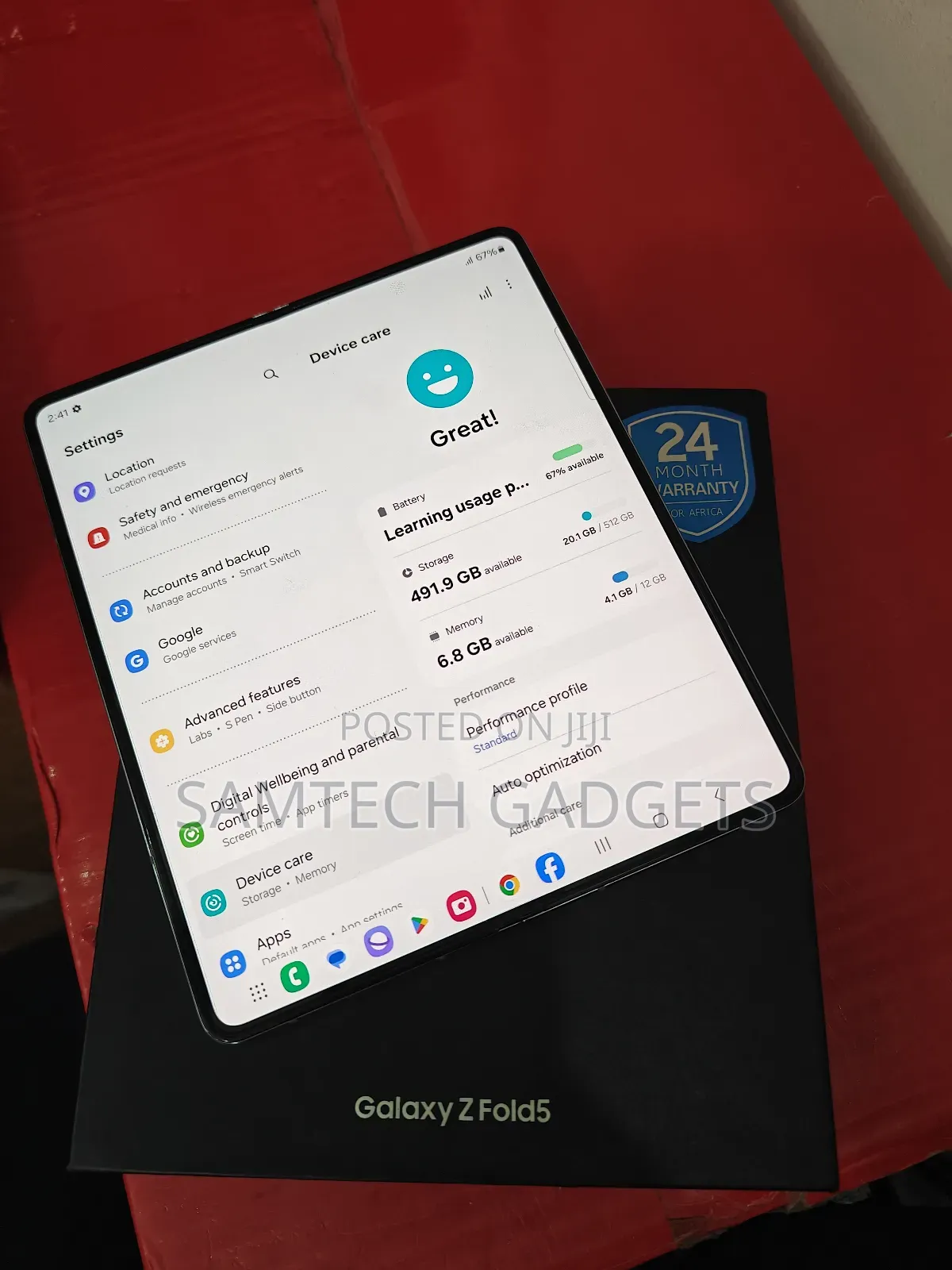 Samsung Galaxy Z Fold 5 512 GB Blue