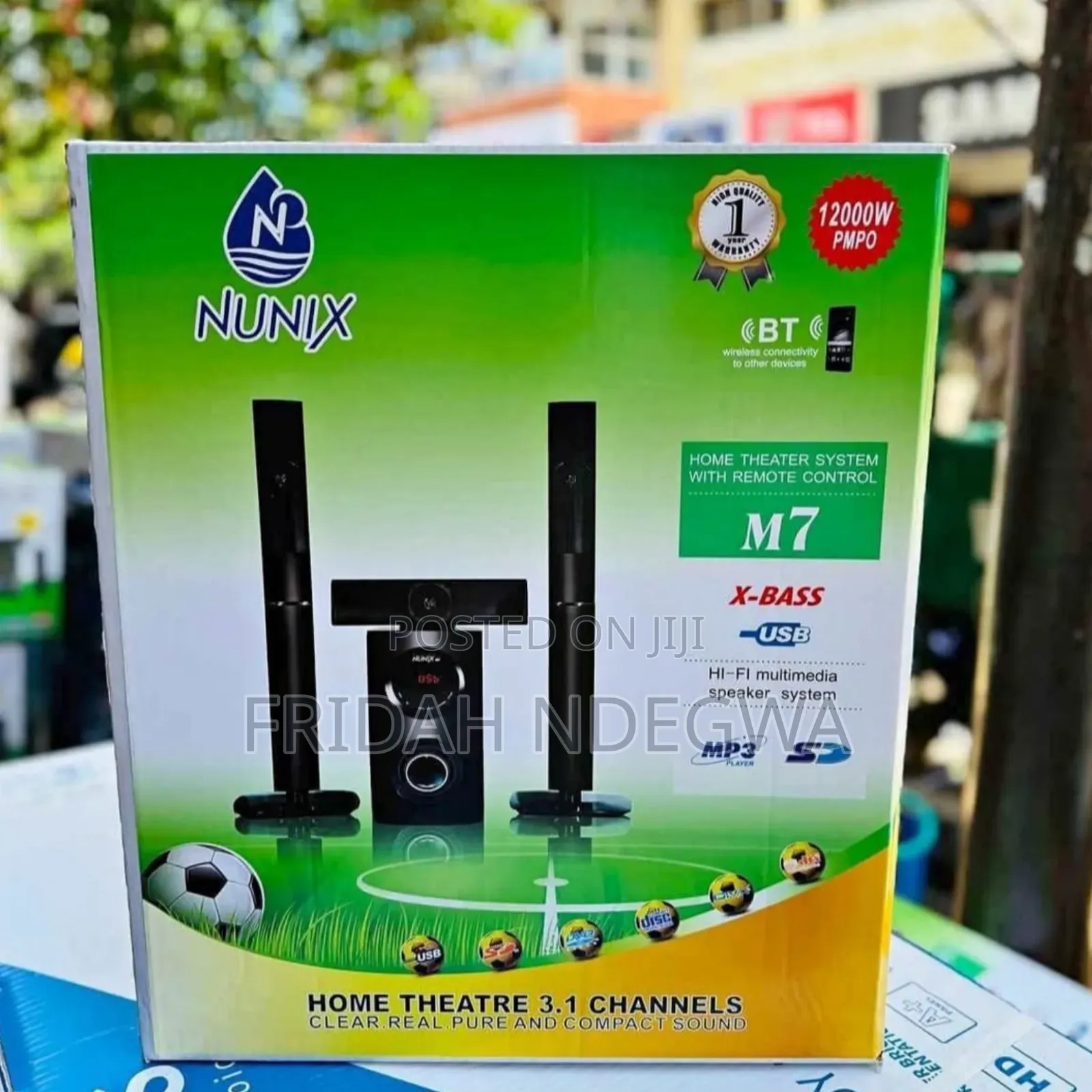 Nunix 3.1ch Nu- M7 Home Theater Speaker System