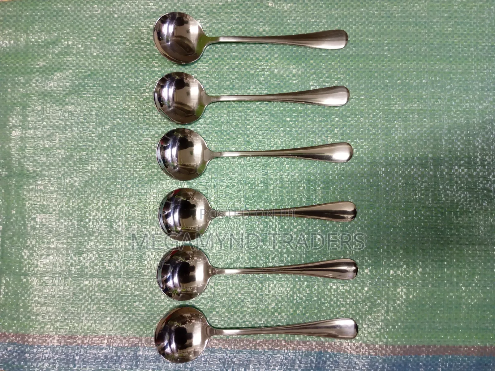 6pc Stainless Soup Spoon