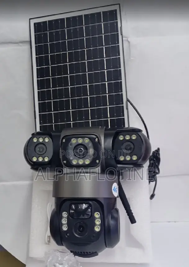 Outdoor Smart Wireless CCTV Cameratriple Lens Hd Security Solar