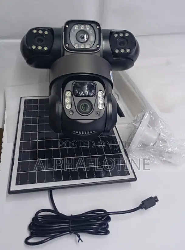 Tripple Lens/View 4goutdoor Low Powered Camera Pir Human Detectioncctv